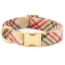 Load image into Gallery viewer, Eggnog Plaid Flannel Collar Walk Set