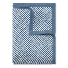 Load image into Gallery viewer, ChappyWrap Harborview Herringbone Cornflower Dog Blanket