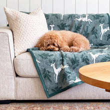 Load image into Gallery viewer, ChappyWrap Harborview Herringbone Cornflower Dog Blanket